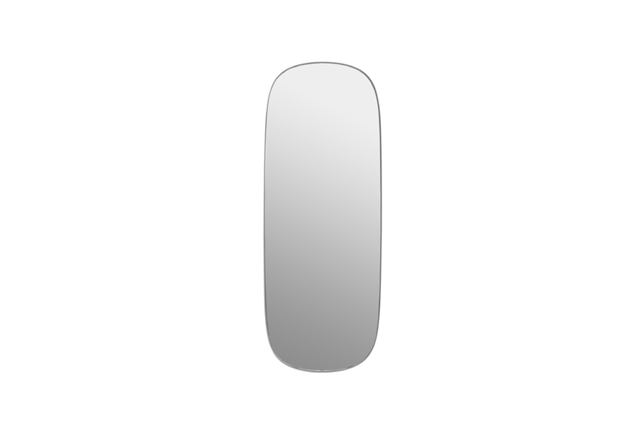 무토 프레임 미러 Framed Mirror Large Grey/Clear Glass