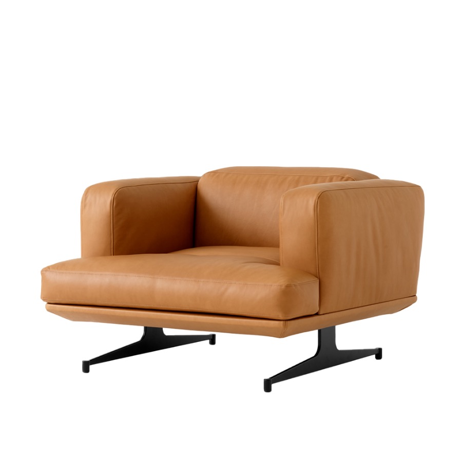 앤트레디션 인랜드 라운지 체어 Inland Lounge Chair AV21 Black/Noble Cognac Leather