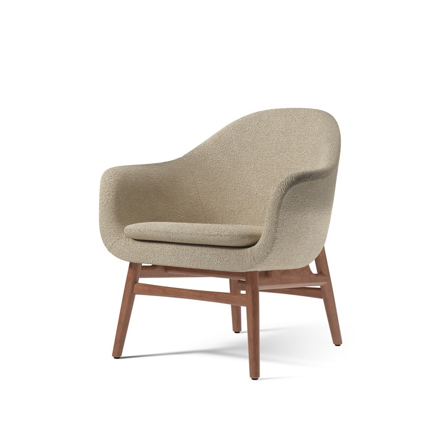 하버 라운지 체어 Harbour Lounge Chair Walnut/Bouclé 02