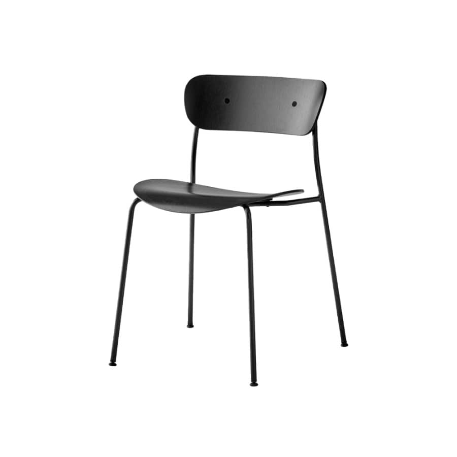 앤트레디션 파빌리온 체어 Pavilion Chair AV1 Black / Black Lacquered Oak / Black Fitting