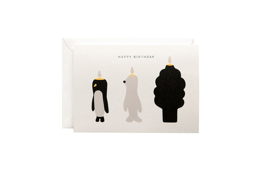 웜그레이테일 카드 Penguins&amp;Friends Post Card