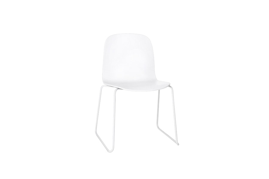 무토 비수 체어 슬래드 베이스 Visu Chair Sled Base White