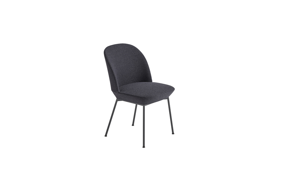 무토 오슬로 사이드 체어 Oslo Side Chair Anthracite Black / Ocean 601