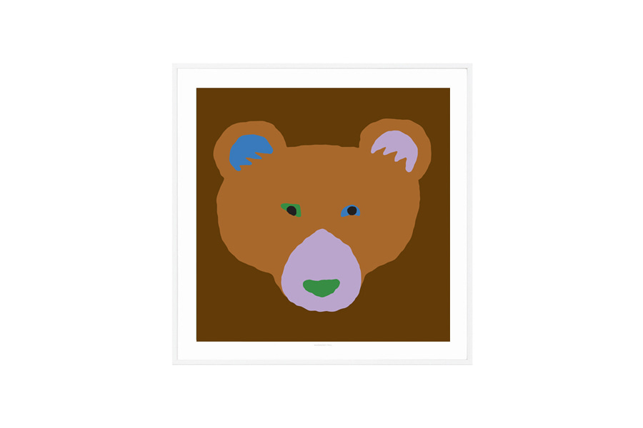 웜그레이테일 포스터 Brown Bear 4size