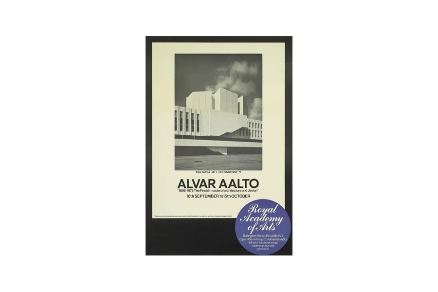 알바 알토 Alvar Aalto 1978 50.8 x 76.2 (액자포함)