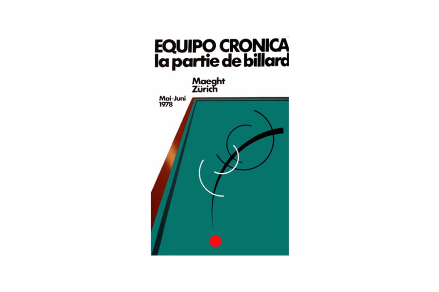 에퀴포 크로니카로 La Partie De Billard 44.8 x 70 (액자포함)