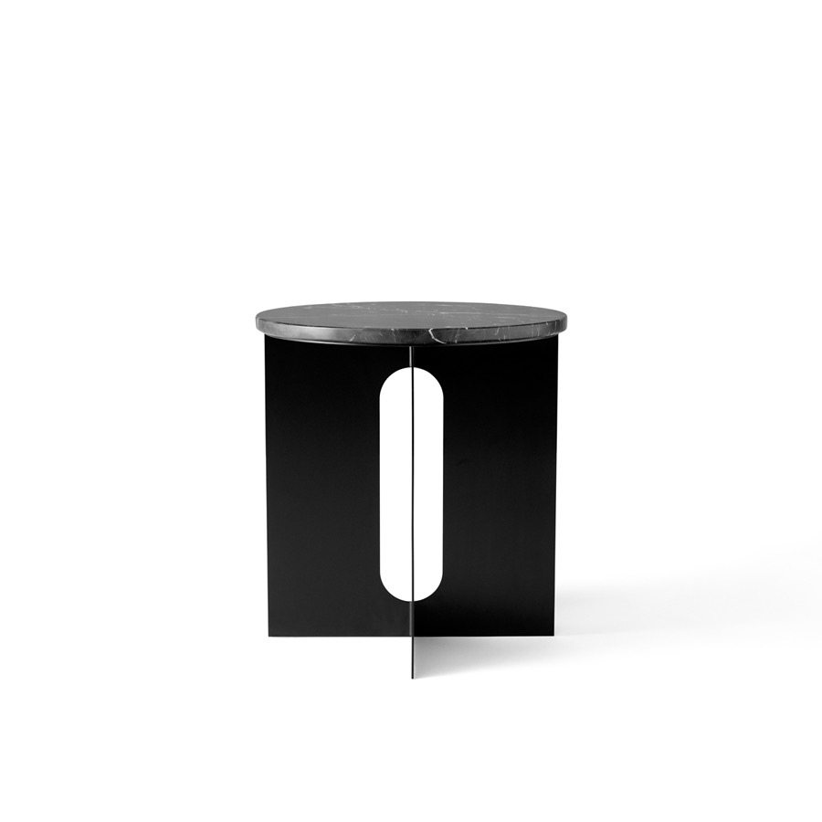 메누 엔드로진 사이드 테이블 Androgyne Side Table Black + Nero Marquina Marble