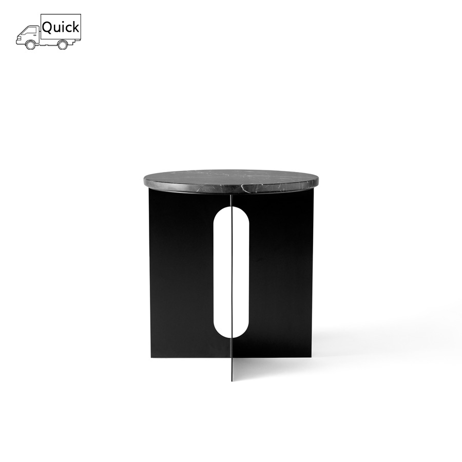 메누 엔드로진 사이드 테이블 Androgyne Side Table Black + Nero Marquina Marble