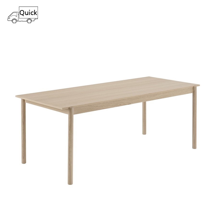무토 리니어 우드 테이블 Linear Wood Table  200x90 Oak