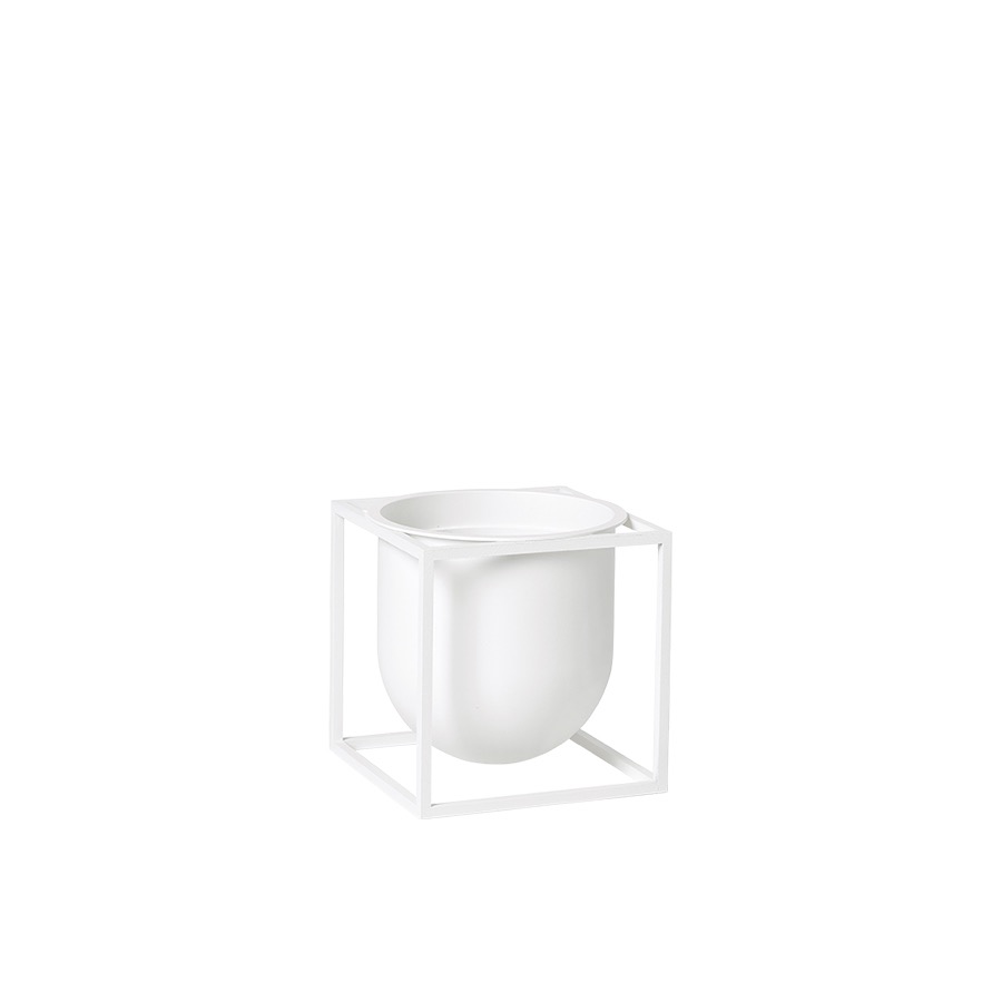 오도 코펜하겐 쿠부스 플라워팟 베이스 Kubus Flowerpot Vase 14 White