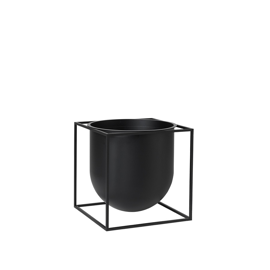 오도 코펜하겐 쿠부스 플라워팟 베이스 Kubus Flowerpot Vase 23 Black
