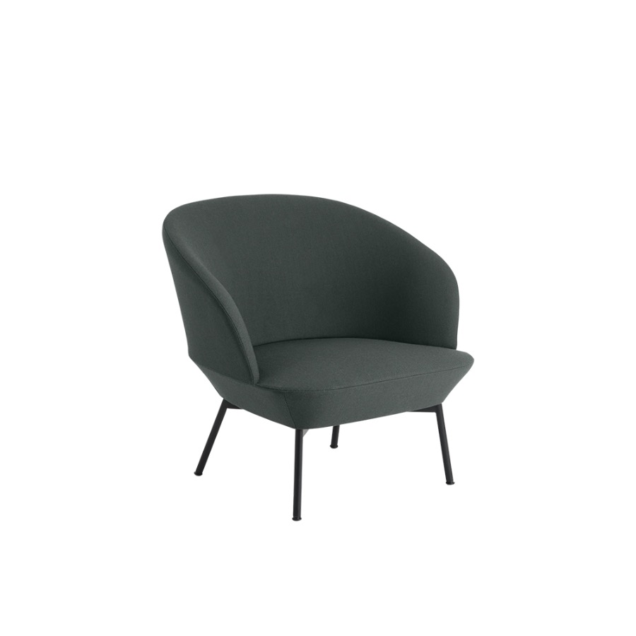 무토 오슬로 라운지 체어 Oslo Lounge Chair Tube Balck/Twill Weave990