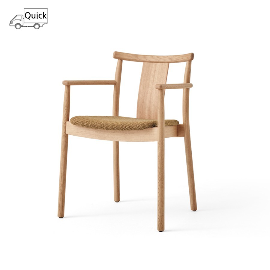 오도 코펜하겐 메르커 다이닝 암체어 Merkur Dining Chair w.Armrest Seat Upholstered Oak/Boucle6