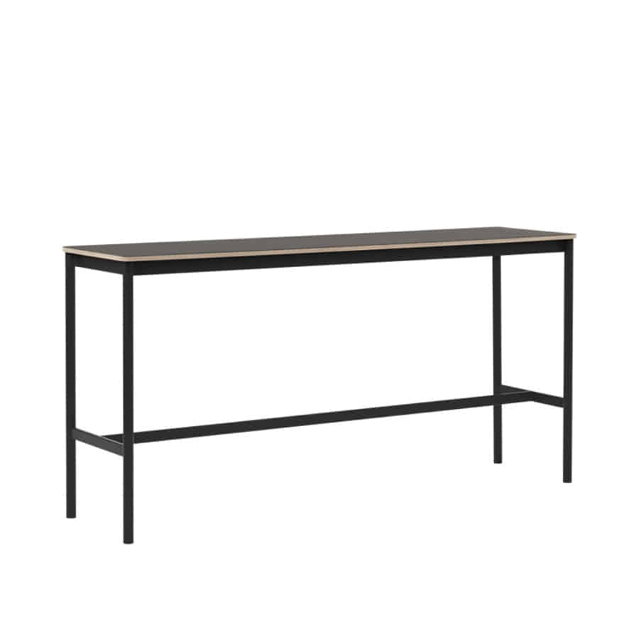 무토 베이스 테이블 Base Table High 190x50 Black