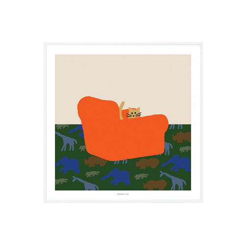 웜그레이테일 포스터 Arm Chair 4sizes