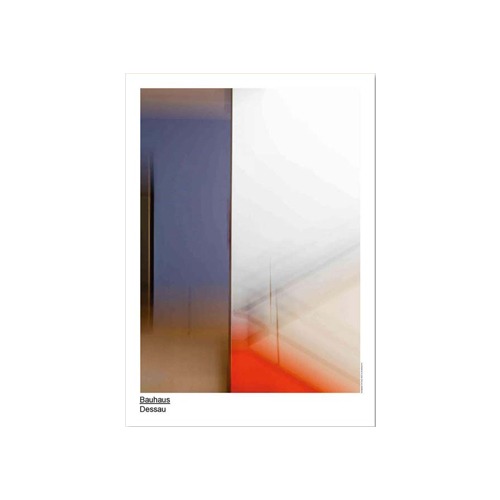 Bauhaus Dessau Hallway Kohlemainen 59.4x84 (액자포함)