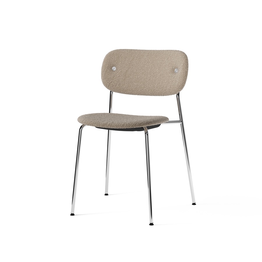 메누 코 체어Co Chair Chrome Fully Upholstered / Lupo Sand