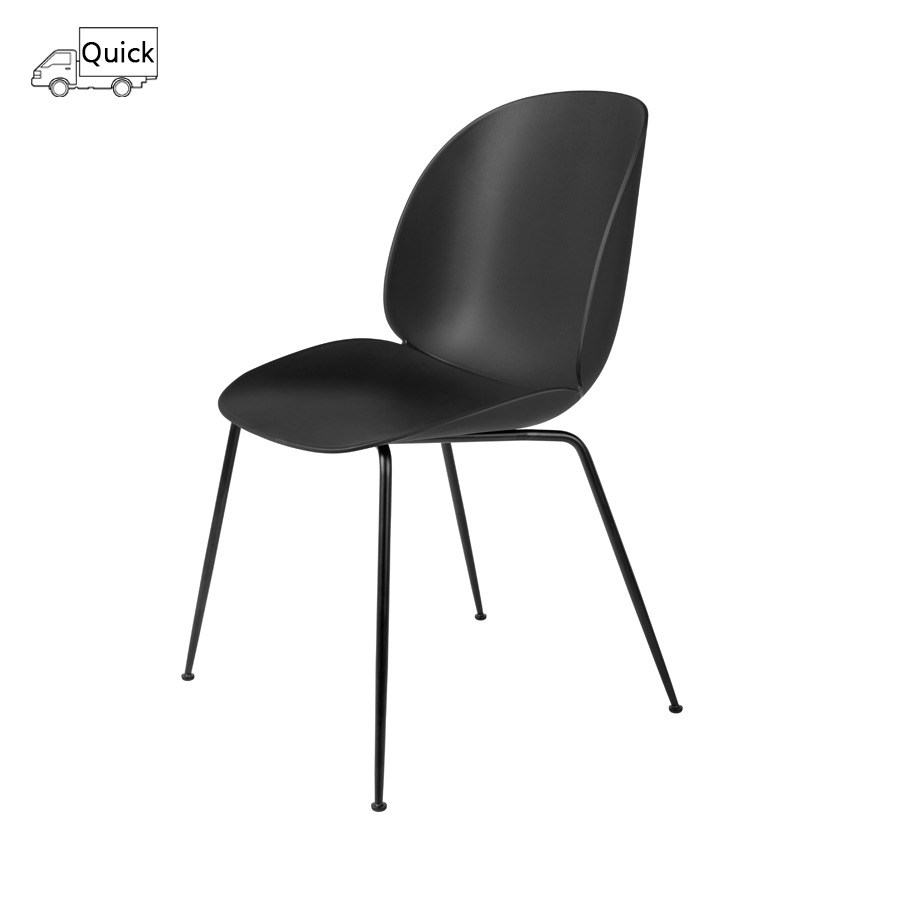 구비 비틀 다이닝 체어 Beetle Dining Chair Black Frame / Black