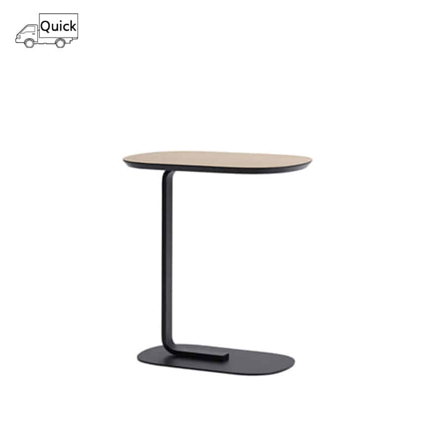 무토 릴레이트 사이드 테이블 Relate Side Table 60.5 Oak/Black