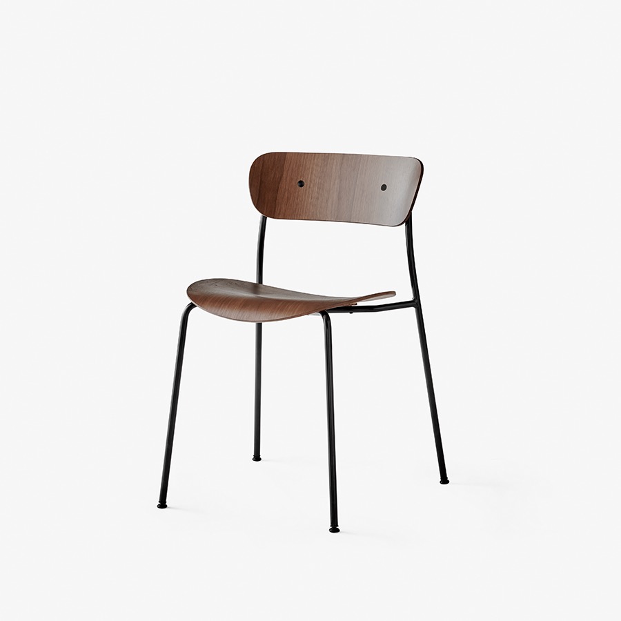 앤트레디션 파빌리온 체어 AV1 Pavilion Chair AV1 Black / Lacquered Walnut