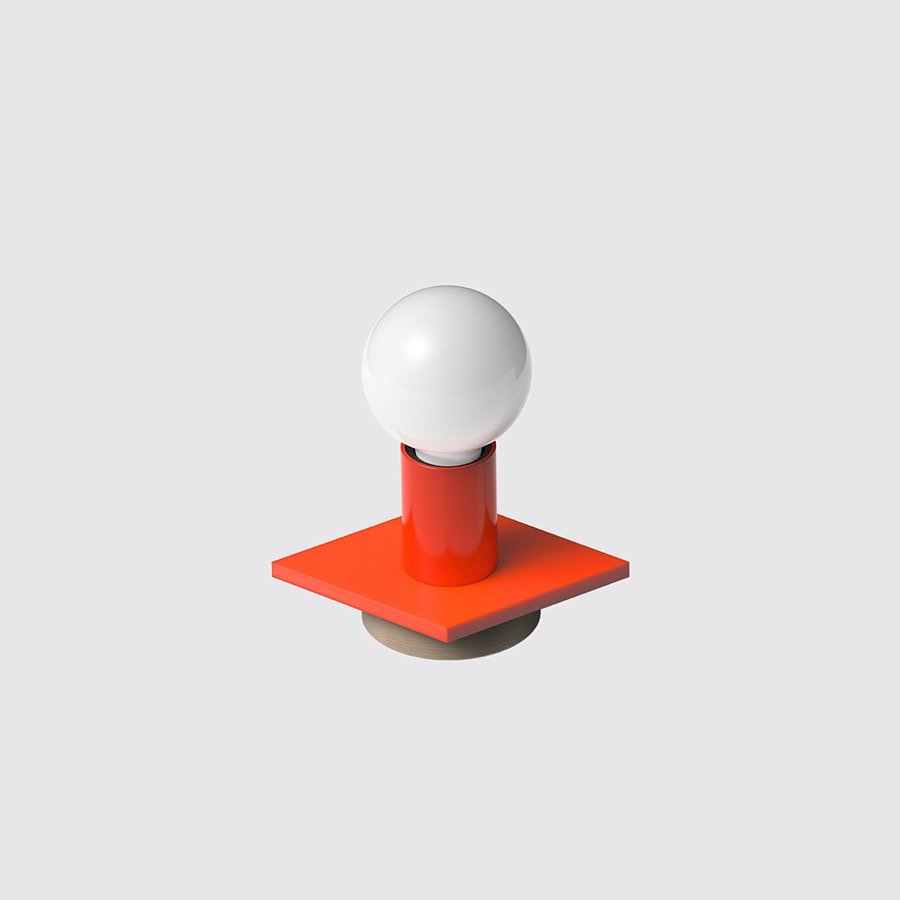 티컵 테이블 스탠드 TEACUP 4A Table Stand (+3D Tree Lamp) Orange