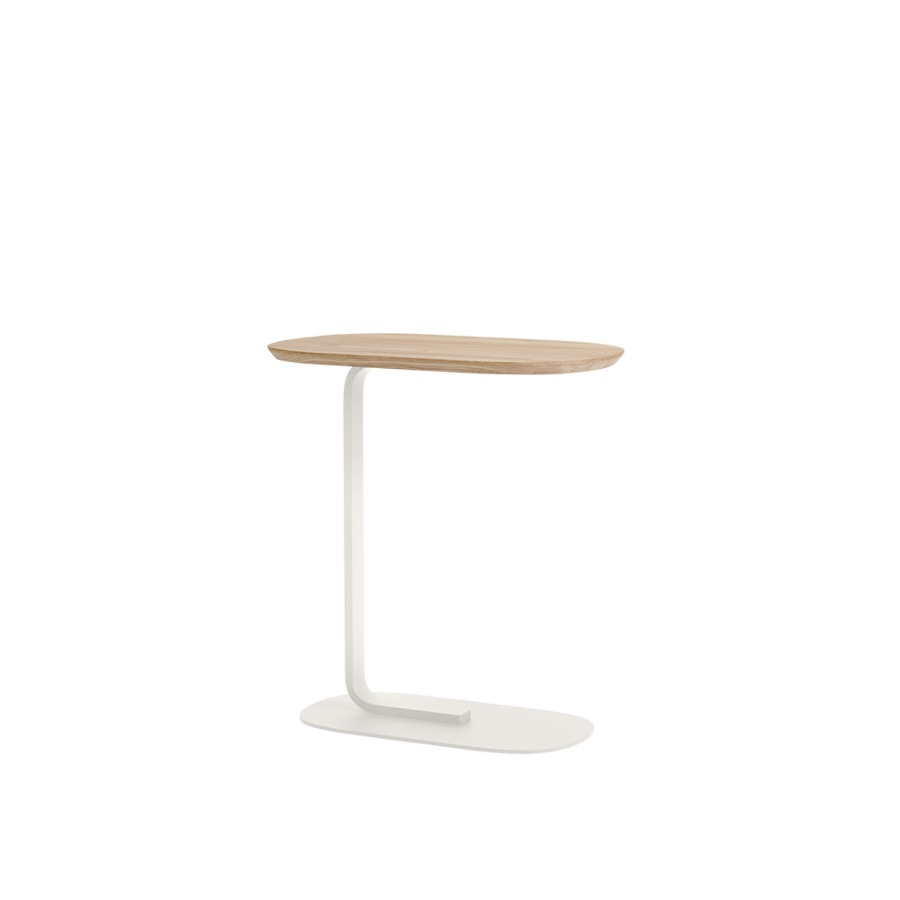 무토 릴레이트 사이드 테이블 Relate Side Table2sizes Solid Oak/Off-White