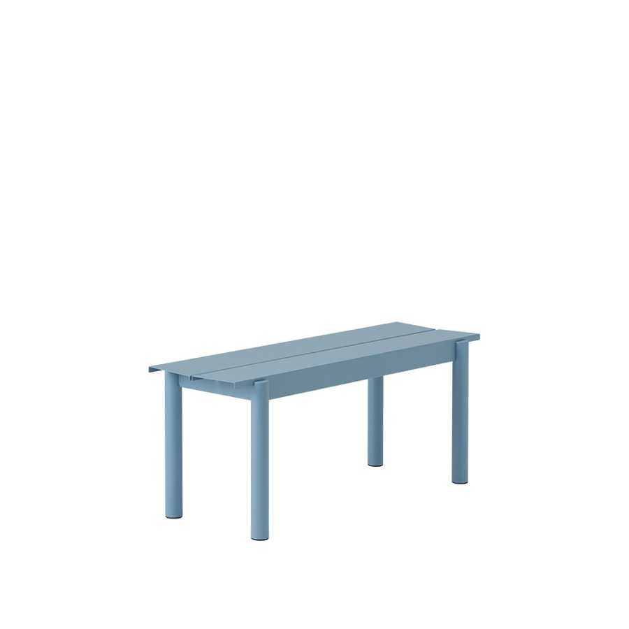 무토 리니어 스틸 벤치 Linear Steel Bench 2sizes Pale Blue
