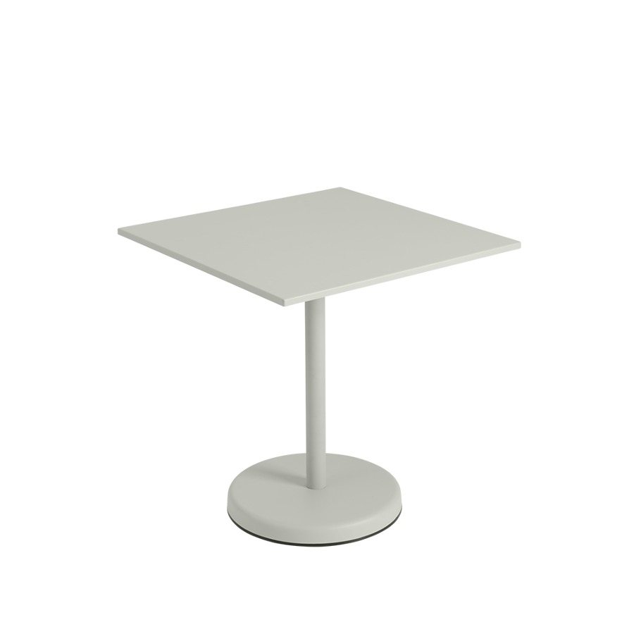 무토 리니어 스틸 카페 테이블 Linear Steel Cafe Table Square 3sizes Grey