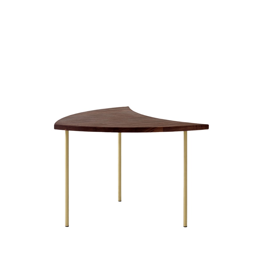 앤트레디션 핀휠 라운지 테이블 HM7 Pinwheel Lounge Table HM7 Brass / Walnut