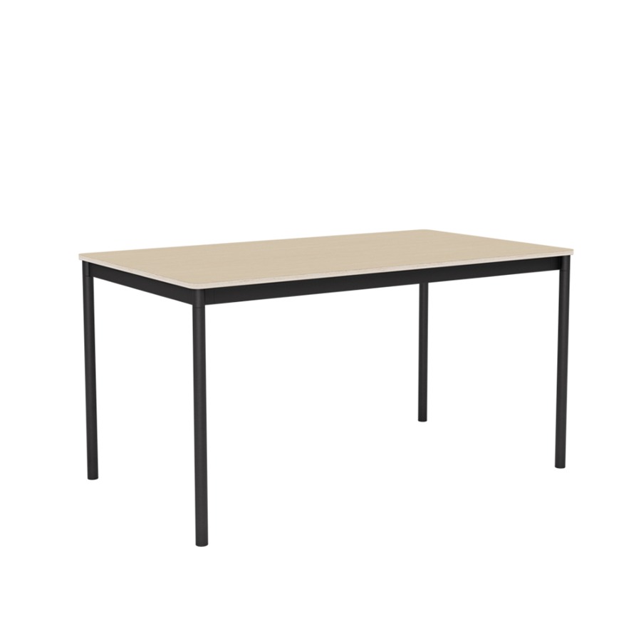 무토 베이스 테이블 Base Table 140X80 cm Black / Oak