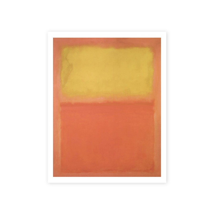 마크 로스코 Orange and Yellow, Large 81x101 (액자 포함)