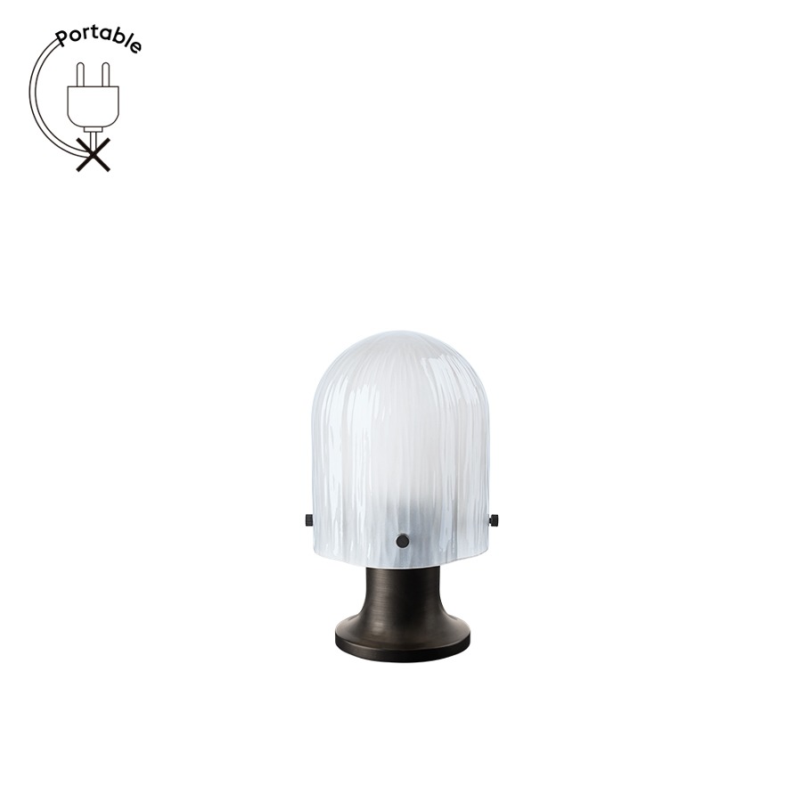구비 세느 포터블 램프 Seine Portable Lamp Antique Brass/White