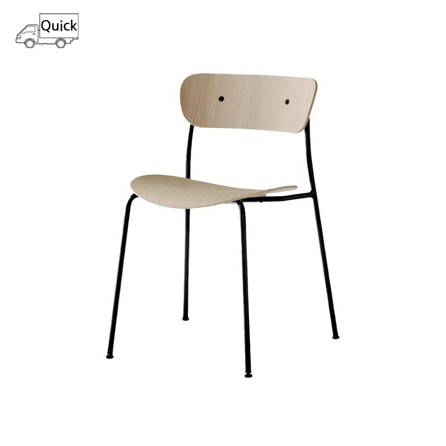 앤트레디션 파빌리온 체어 Pavilion Chair AV1 Black/Lacquered Oak / Black Fitting