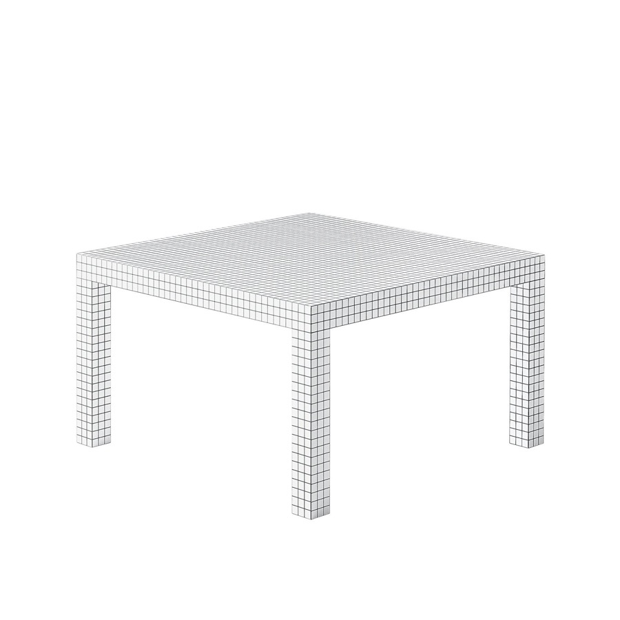 자노따 콰데르나 111 테이블 Quaderna 111 Table White