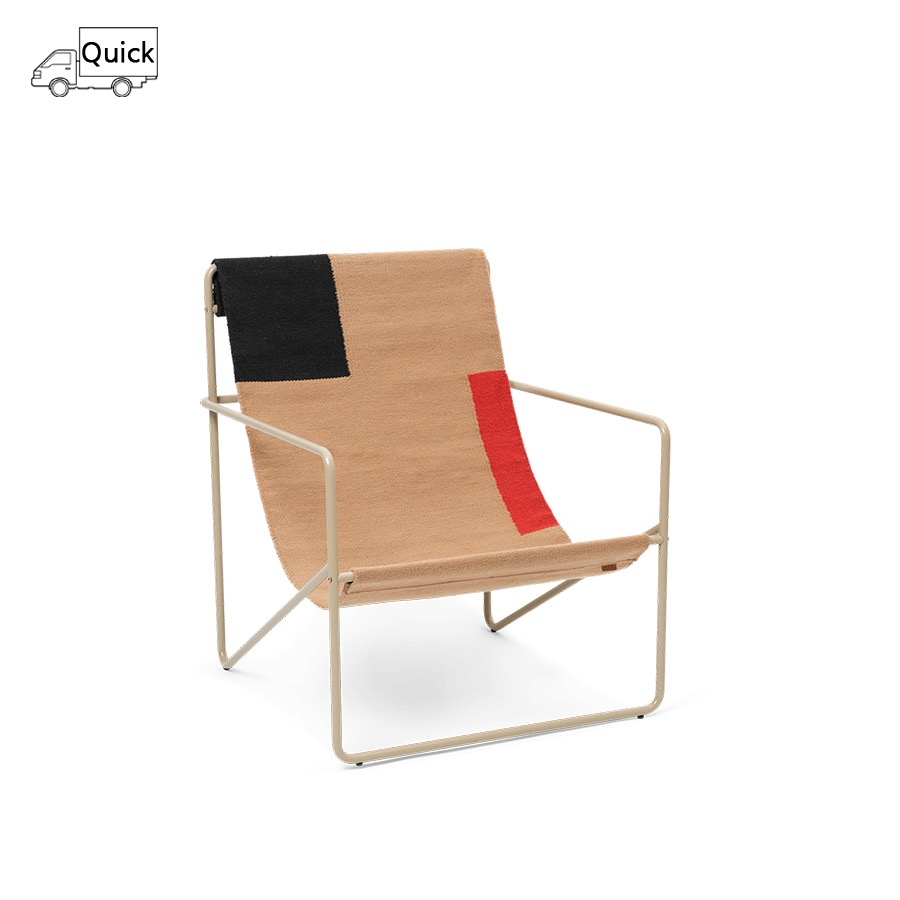 펌리빙 데저트 라운지 체어 Desert Lounge Chair Cashmere / Block