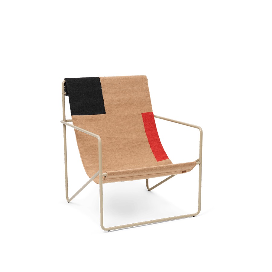 펌리빙 데저트 라운지 체어 Desert Lounge Chair Cashmere / Block