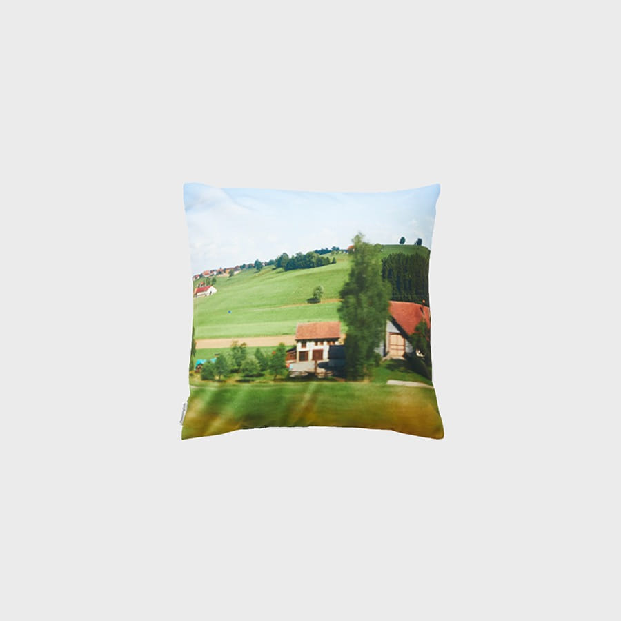 스위스 랜드스케이프 쿠션 커버 Swiss landscape cushion cover