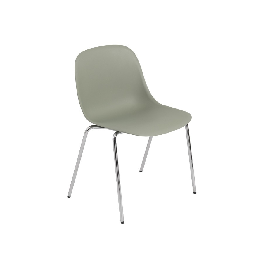 무토 화이버 체어 Fiber Chair A-Base Chrome/Dusty Green